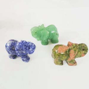 Agate Crystal Elephant