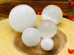 Selenite Stone Ball