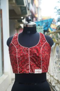 Ladies Fancy Stylish Sleeveless Handwork Blouse