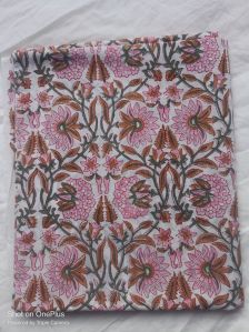 Jaipuri Hand Block Printed Cotton Fabric