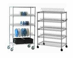 Stainless Steel SMT Reel Storage Trolley