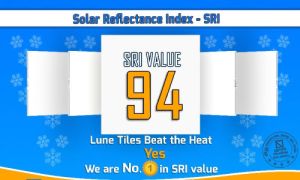 Solar Reflectance Index Thermal Insulation Roof Tiles