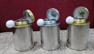 Round Solvent Cement Tin Can