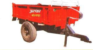 3 Ton Capacity Red Tipping Trailer