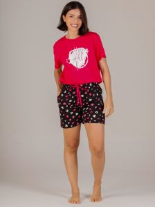 Ladies Cotton Shorts Set