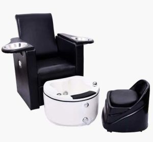 Black Pedicure Salon Chair