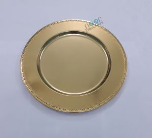 Designer Gold Charger Plate