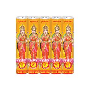 4 Gold Lakshmi Colourful crackers ( 5pcs/pocket )