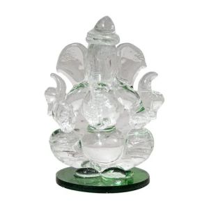 Glass Lord Ganesha Statue