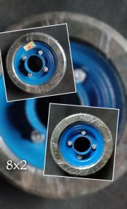 8x2 Trolley Wheel