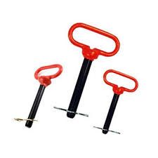Red handle hitch pin