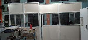 aluminum office partition