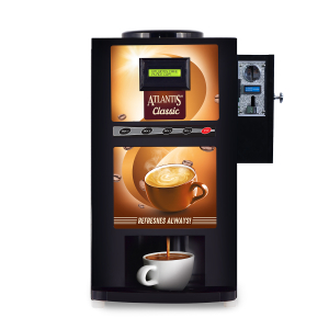 Atlantis Classic 4 Lane Tea and Coffee Coin Operated Vending Machine