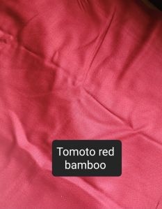 Tomoato red bamboo fabrics