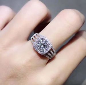 Cushion Cut Diamond Solitaire Engagement Ring