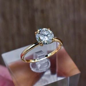 Gold Diamond Engagement Ring