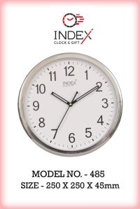 485 Fancy Sliver Wall Clock