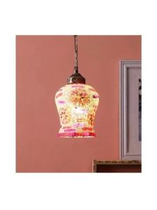 Mosaic Glass Hanging Lamp