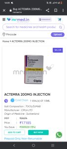 Actemra Tocilizumab Injection