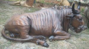 Fiberglass Wildebeest Statue