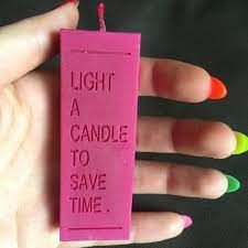 Custom Message Printed Candles