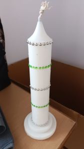 600gm White Paraffin Candle