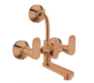 PVD Rose Gold 2 in 1 Wall Mixer with L-Bend