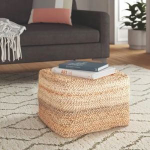 Jute Bedside Table