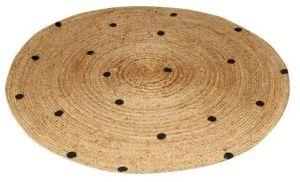 Round Brown Jute Mat