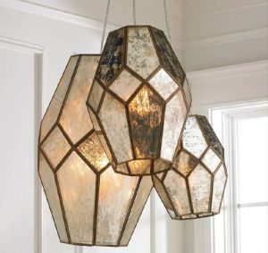 Metal Glass Lamp