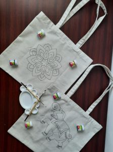 DIY Colour it Yourself Tote Bags for Kids!