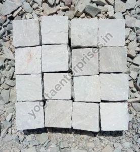 Block White Sandstone Cobbles