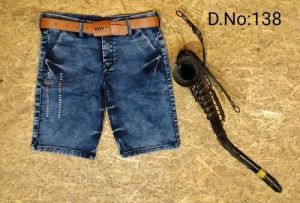 Kids Half Denim Pants