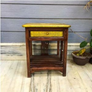 Brass Bedside Table