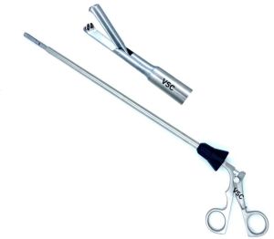 Laparoscopic Claw Forceps Rotatable Gall Bladder Extractor 10mm