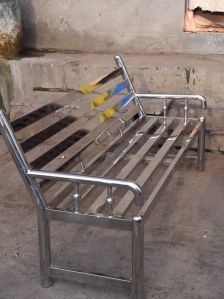steel 3 seater bench