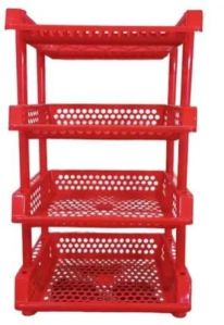 Red Plastic Rack