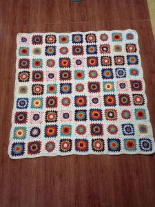 Crochet baby mat