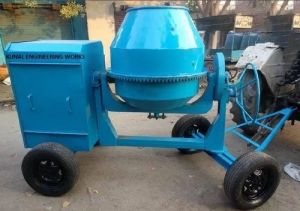 Semi Automatic Concrete Mixer Machine