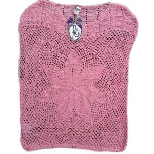 Pink Ladies Crochet Top