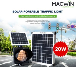 20 Watt Solar Portable Traffic Light System