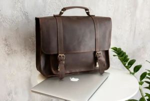 Customized Leather Laptop Bag