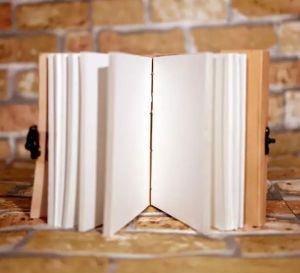 Heart Design Leather Cover Journal with Lock