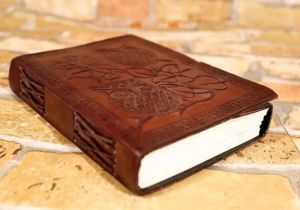 Owl Embossed Leather Journal