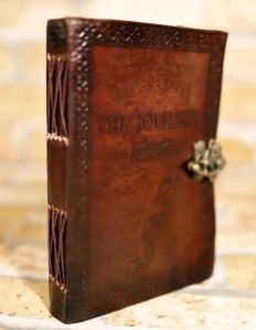 The Journey Embossed Leather Journal