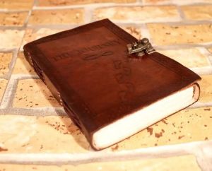 The Journey Embossed Leather Journal