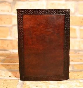 The Journey Embossed Leather Journal