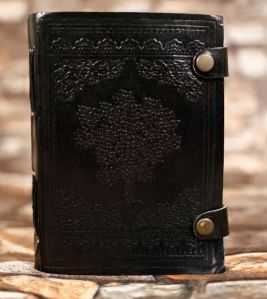 Tree Embossed Thick Cover Leather Journal