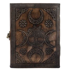 Book of Shadows Embossed Leather Journal
