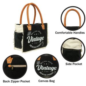 Upcycled Large Canvas Crossbody/shoulder Bag for women with removable shoulder strap canvas tote boho handbag